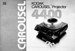 Kodak Carousel 4400 Slide Projector Owners Manual