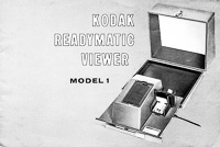Kodak Readymatic Model 1 Slide Projector /Viewer Owners Manual