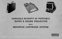 Fairchild Seventy-07 Portable Super 8 Sound Projector Owner's Manual